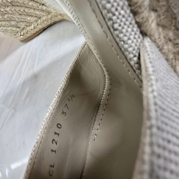 Louis Vuitton Pink and Yellow Espadrille Wedges - Picture 8 of 9